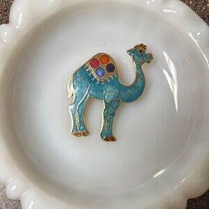 Colorful Camel Brooch